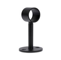 Open afstandsteun zwart Ø32 mm L= 300mm - per stuk