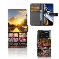 Xiaomi Poco X4 Pro 5G Flip Cover Amsterdamse Grachten - thumbnail