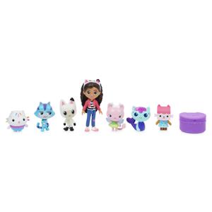 Gabby's Dollhouse Gabby's Poppenhuis - Speelfigurenset - met Gabby, 6 katjes en 1 poppenhuispakketje