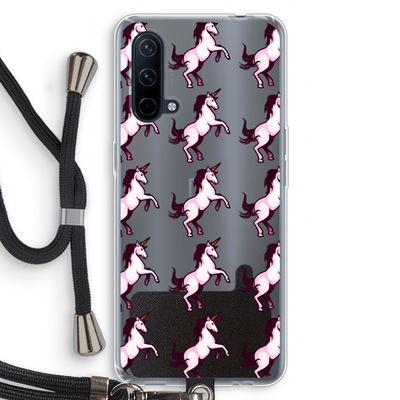 Musketon Unicorn: OnePlus Nord CE 5G Transparant Hoesje met koord