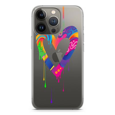 Melts My Heart: iPhone 13 Pro Transparant Hoesje