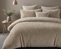 RoyalTextile - Teddy Fur Dekbedovertrek - Taupe - 140 x 220 RoyalTextile - Teddy Fur Dekbedovertrek - Taupe - 140 x 220