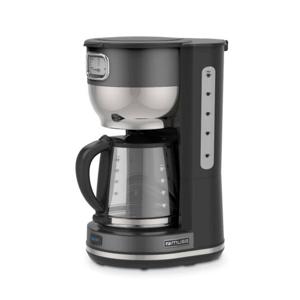 Muse MS-220 DG Koffiezetapparaat Grijs Capaciteit koppen: 10 Glazen kan, Warmhoudfunctie