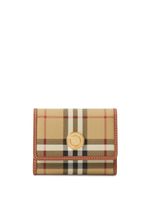 Burberry petit portefeuille à motif Vintage Check - Tons neutres