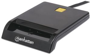 Manhattan 102049 Binnen USB 2.0 Zwart smart card reader