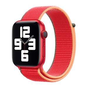 Apple origineel Sport Loop Apple Watch 42mm / 44mm / 45mm / 49mm (PRODUCT) Red 4th Gen - MJG33ZM/A