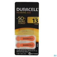 Duracell Easytab Hoorbatterij Da13 6 Oranje
