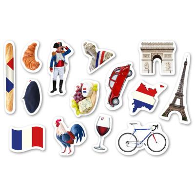 Frankrijk Confetti - 300 gram - Franse deco feestartikelen