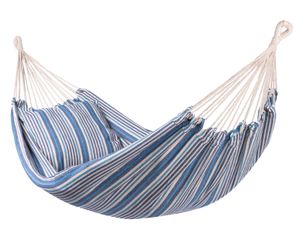 'Rustic' Double Tweepersoons Hangmat - 180 kg - Blauw - Brazilië - 123 Hammock
