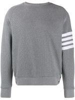 Thom Browne sweat à 4 bandes signature - Gris