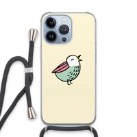 Birdy: iPhone 13 Pro Transparant Hoesje met koord