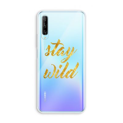 Stay wild: Huawei P Smart Pro Transparant Hoesje