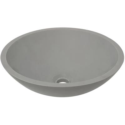 Wiesbaden Valerie Waskom - Ronde Opzetwastafel - 43x13 cm - Betonlook