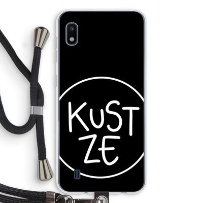 KUST ZE: Samsung Galaxy A10 Transparant Hoesje met koord