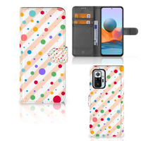 Xiaomi Redmi Note 10 Pro Telefoon Hoesje Dots - thumbnail