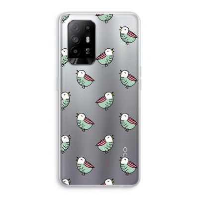 Vogeltjes: Oppo A95 5G Transparant Hoesje