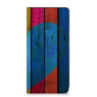 Samsung Galaxy Xcover 7 Book | Wallet Case | Wood Heart - Cadeau voor je Vriend