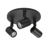 Highlight SpotRain zwart 3-lichts rond - S7372.01
