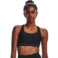 Under Armour Mid Crossback Sportbeha Dames Zwart Under Armour Mid Crossback Sportbeha Dames Zwart