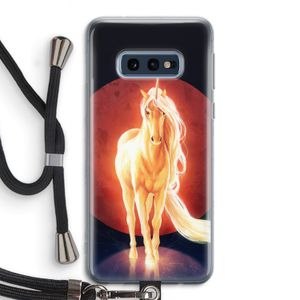 Last Unicorn: Samsung Galaxy S10e Transparant Hoesje met koord