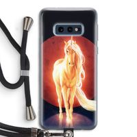 Last Unicorn: Samsung Galaxy S10e Transparant Hoesje met koord