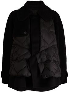 JNBY veste en maille à motif cœurs - Noir