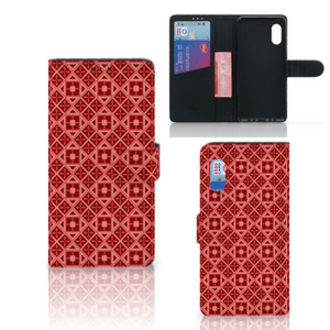 Samsung Xcover Pro Telefoon Hoesje Batik Rood