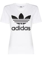 adidas t-shirt à logo imprimé - Blanc