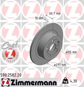 Remschijf Coat Z 590258220