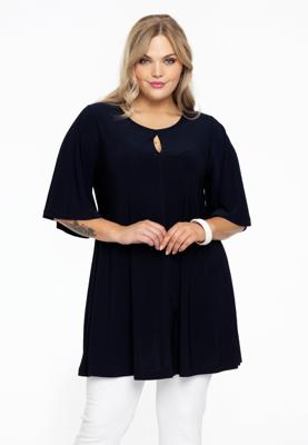 Yoek Tuniek wide bottom cirkelmouw | Blauw | Maat 58/60