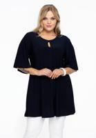 Yoek Tuniek wide bottom cirkelmouw | Blauw | Maat 58/60