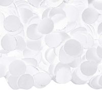 Luxe witte confetti 1 kilo