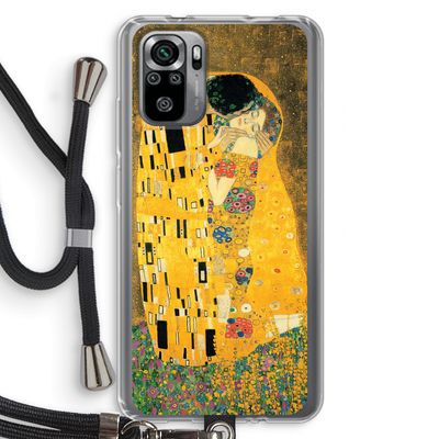 Der Kuss: Xiaomi Redmi Note 10S Transparant Hoesje met koord