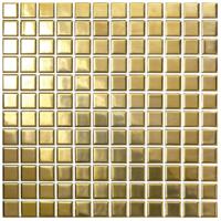 Wandtegel goud mozaïek Deco Luce Nature 30x30cm gold glans