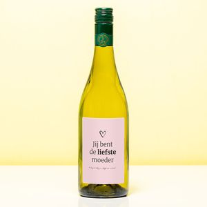 Wijnfles Dankjewel Jij Bent De Liefste - Wit (Sauvignon Blanc)