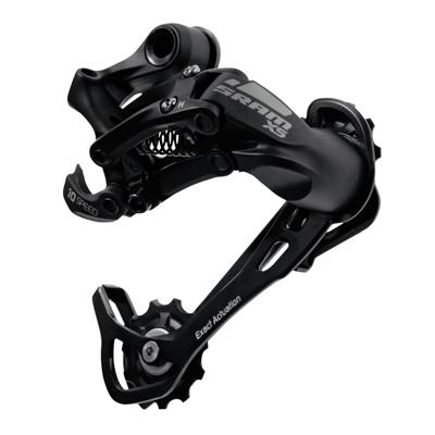 Sram rear derail. "x5" 10-sp long cage b