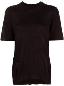 Zadig&Voltaire t-shirt Ida en cachemire - Violet