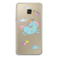 Vliegende eenhoorn: Samsung Galaxy A3 (2016) Transparant Hoesje