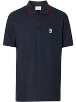 Burberry polo à rayures Icon - Bleu - thumbnail