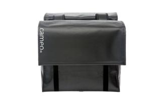 New looxs dubbele fietstas - bisonyl zwart - unisex - fiets - 46l