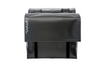 New looxs dubbele fietstas - bisonyl zwart - unisex - fiets - 46l