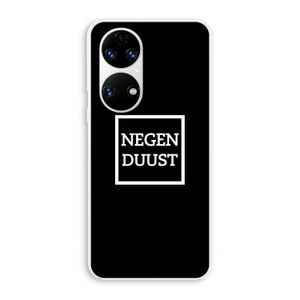 Negenduust black: Huawei P50 Transparant Hoesje