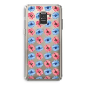 Klaproosjes: Samsung Galaxy A8 (2018) Transparant Hoesje