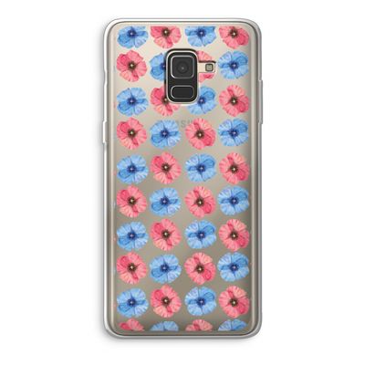 Klaproosjes: Samsung Galaxy A8 (2018) Transparant Hoesje