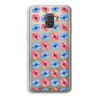 Klaproosjes: Samsung Galaxy A8 (2018) Transparant Hoesje