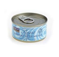 FISH4CATS Sardine with mussel - nat kattenvoer - 70g