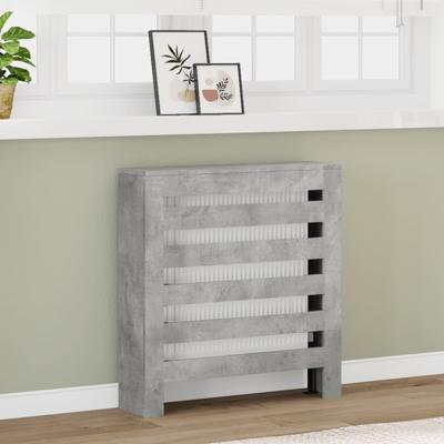 VidaXL Radiatorombouw 78x20x82 cm bewerkt hout betongrijs