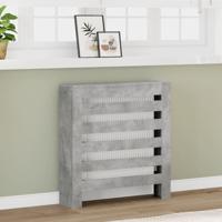 VidaXL Radiatorombouw 78x20x82 cm bewerkt hout betongrijs