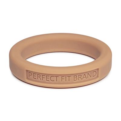 PerfectFitBrand Silicone Hefty Ring Classic - Cockring - 1,75 / 4,4 cm - Huidskleur 3