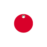 Circle III plastic dierenpenning small/klein dia. 2 cm - Reddingo